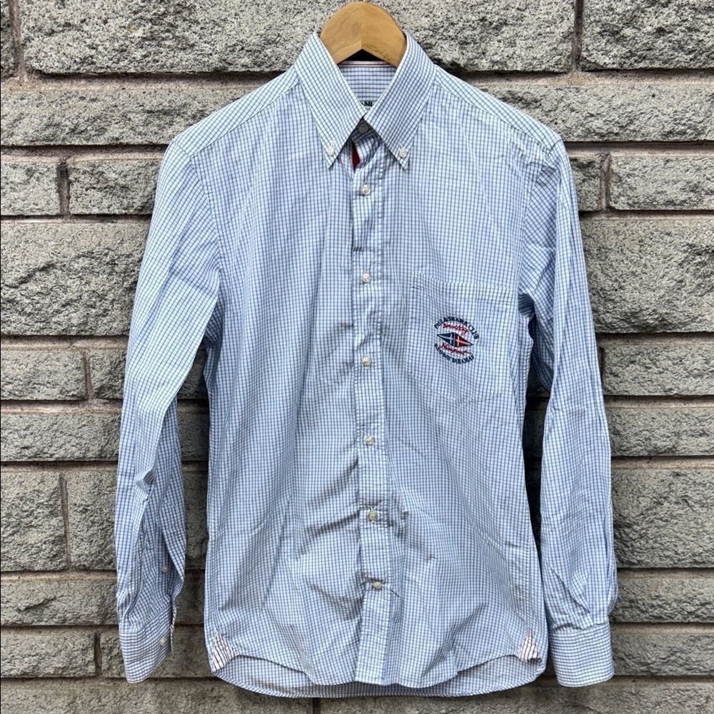 Paul & Shark Light Blue Gingham Shirt